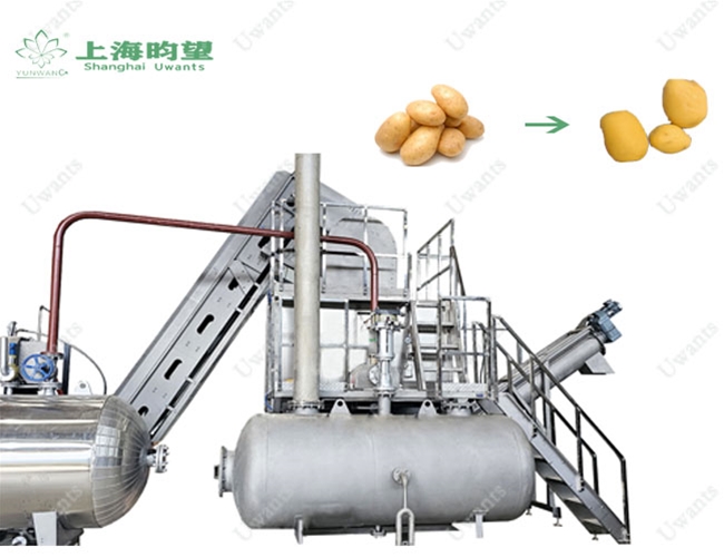 馬鈴薯蒸汽去皮機