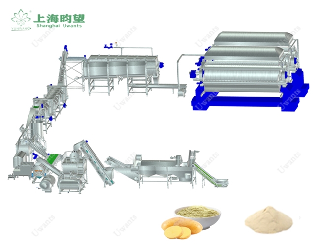 1000公斤薯粉生產(chǎn)線